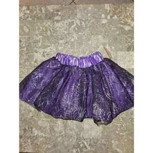 Purple spiderweb tutu kids  ages 3-8